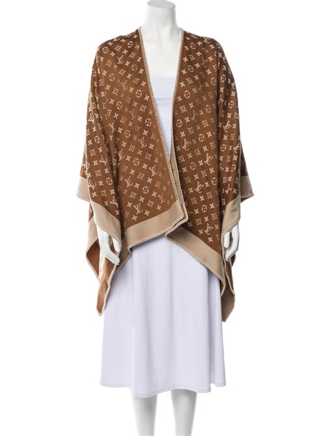 louis vuitton embrace poncho shawl.